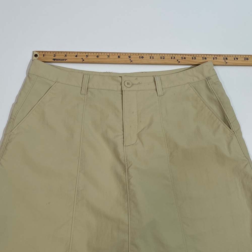 Patagonia Skort Size 10 Tan Color Built In Short Lightweight - Picture 6 of 12